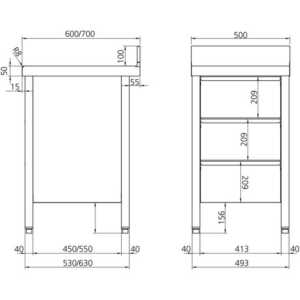 integradas na estrutura.