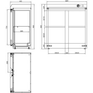 Fabricados interna e externamente em aço inoxidáv
