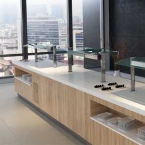 Em instalações onde um elemento Drop-in não esteja incluso com esta tela