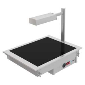 Pés em tubo oblongo de aço inoxidável