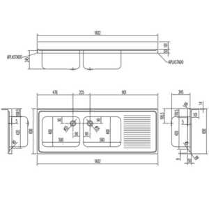 Fabricadas completamente em aço inoxidável AISI-