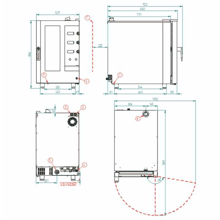400V/11400kW – Hotelequip.pt Um forno de tamanho reduzido