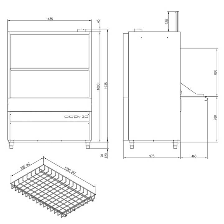 400V Construído com parede dupla e isolamento interno que reduz a dispersão térmica e diminui a