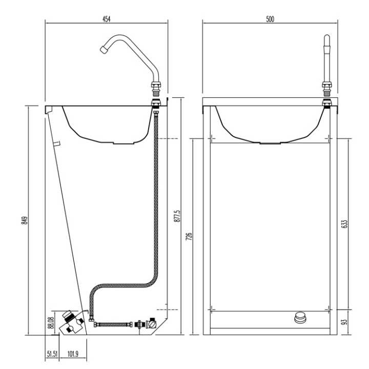 12581 Botão de pressão temporizado oculto.