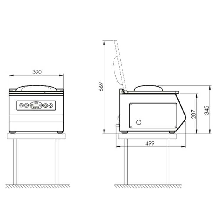 SLINE-8 PLU – Hotelequip.pt Tanque de grande profundidade ideal para trabalhar todos os tipos de produto