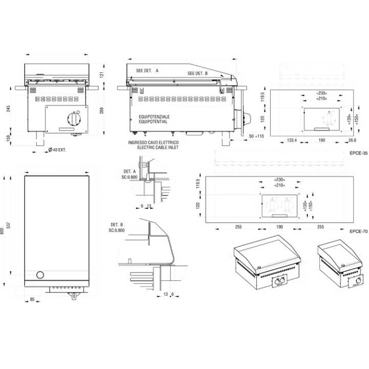 placa cromoduro 7 Tanque de grande capacidade