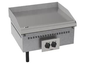 Fry-Top eléctrico Modelo de 350 mm de largura em aço inoxidável.
