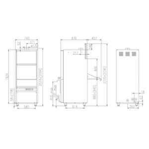 Construído com parede dupla e isolamento interno que reduz a dispersão térmica e diminui a
