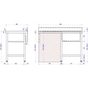 Junto com a mesa completa