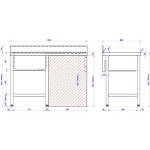 Junto com a mesa completa