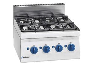 <p> Modelos de 400 e 600 mm de largura equipados com grades esmaltadas robustas