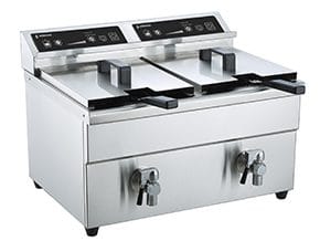 <p> O modelo TF-82-D-I é uma fritadeira de indução dupla com controlo independente