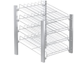 <p>Dispensador de copos fabricado em aço inoxidável.</p>