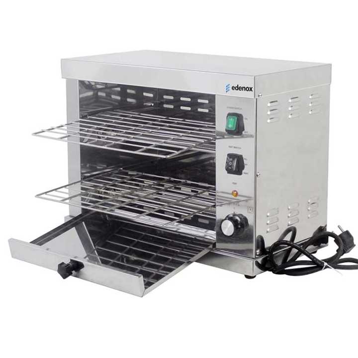 15773 para torrar o pão simplesmente colocando as fatias de pão nas grelhas. A sua concepção permite uma alta capacidade e uma to