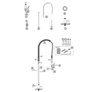 Providas de mola de aço inoxidável e equipadas c