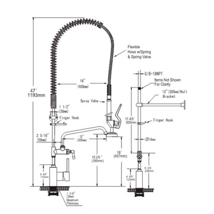 15920 Providas de mola de aço inoxidável e equipadas c