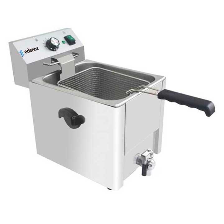 Fritadeira Elétrica Simples 8 litros - Hotelequip.pt Fritadeiras feitas de aço inoxidável.