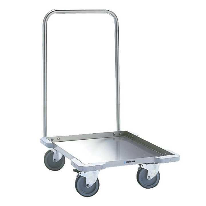 Carro para Transporte e Armazenamento de Cestos Especialmente projetado para armazenar e transportar cestos de pratos padrão de 500 mm x 500 mm.