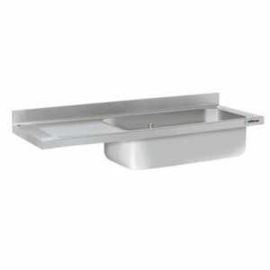 <p>Encimera com profundidade de 700 mm com pias