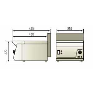 Regulação termostática de 60° a 200 °C