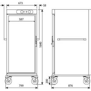 Os alimentos podem ser servidos colocando os alimen