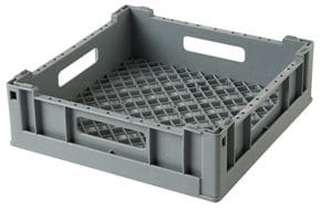 Cesto para lavagem de copos 350 x 350 x 110mm - C - Hotelequip.pt Fabricados em polipropileno higiênico em diversas cores