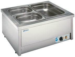 <p>Os banhos-Maria permitem a manutenção da temperatura dos alimentos respeitando as condições ótimas de higiene