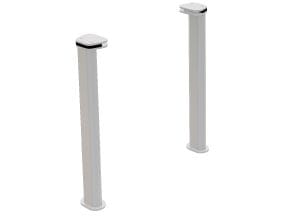 <p>Conjunto de 2 suportes para colocação de vidros protetores curvos.</p>