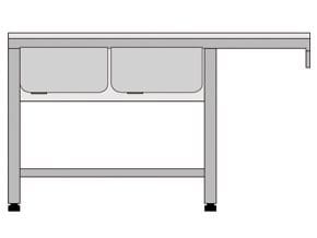3853 com profundidades de 500 e 550 mm.