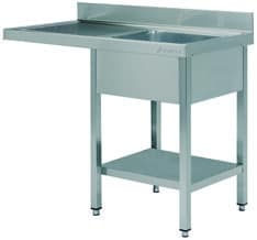 <p>As mesas estão desenhadas para acomodar uma máquina de lavar louça de abertura frontal de 600 x 600 mm.</p>