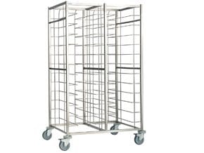 <p> Eles permitem armazenar bandejas de 350 mm de largura até 420 mm e 600 mm de comprimento.</p>