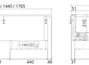 fornecido com um isolamento que otimiza o consumo de energia