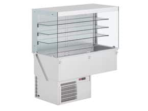 <p>Vitrina cúbica refrigerada mural.</p>