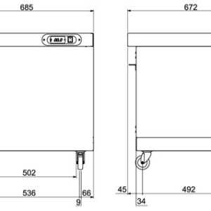 Os alimentos podem ser mantidos dentro do carrinho diretamente