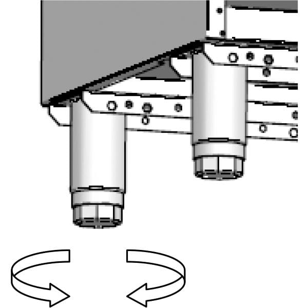 9591 Equipado com grelhas robustas esm