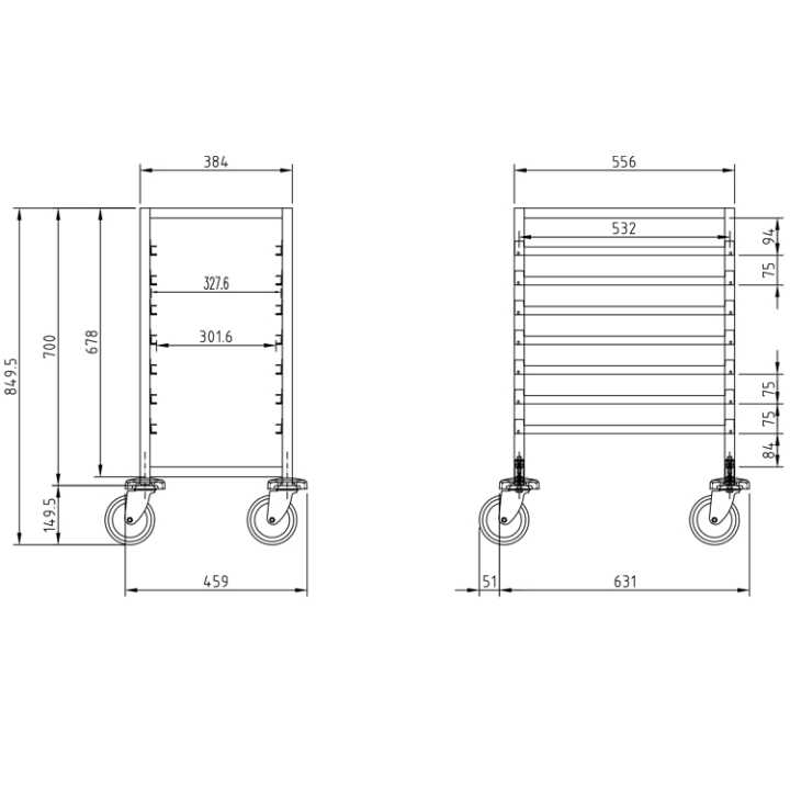 460 x 630 x 8 – Hotelequip.pt com material anti-ruído por baixo.