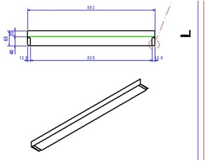 9995 Feito de aço inoxidável.