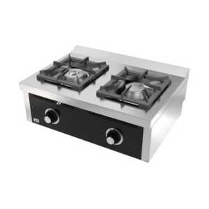 Fogão a gás de bancada 2 queimadores - C2F600S -Hotelequip.pt