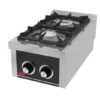 Fogão a gás de bancada 2 queimadores C2F750S -Hotelequip.pt