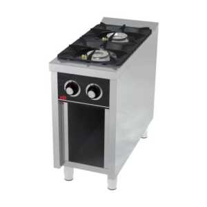 Fogão a gás com base 2 queimadores C2F900E -Hotelequip.pt