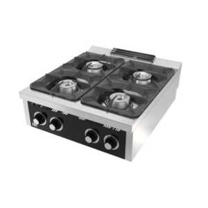 Fogão a gás de bancada 4 queimadores C4F900S -Hotelequip.pt