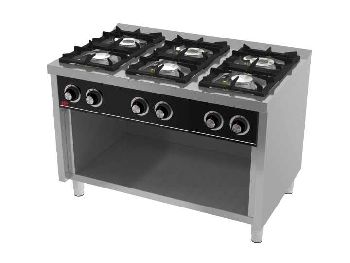 Fogão a gás 6 queimadores Fogão a gás 6 queimadores