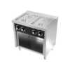 Fogão a gás com móvel 4 queimadores CB4F600E -Hotelequip.pt
