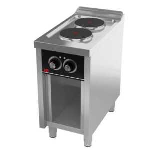 Fogão eléctrico armário 2 placas CE2P750E -Hotelequip.pt