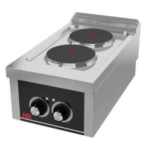 Fogão eléctrico de bancada 2 placas CE2P750S -Hotelequip.pt