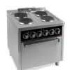 Fogão eléctrico 4 placas + forno CE4P750H -Hotelequip.pt
