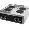 Fogão eléctrico de bancada 4 placas CE4P750S -Hotelequip.pt