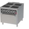 Fogão eléctrico + forno 4 placas  -Hotelequip.pt