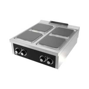 Fogão eléctrico de bancada 4 placas CE4P900S -Hotelequip.pt