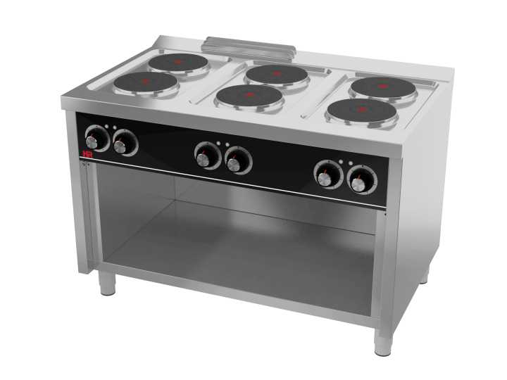 Fogão eléctrico armário 6 placas CE6P750E -Hotelequip.pt Fogão eléctrico armário 6 placas CE6P750E -Hotelequip.pt